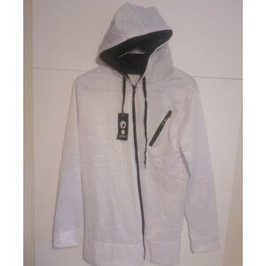 Long Sleeve Hooded Shirt Men  Gym Fitness Sport Shirt Male Size L